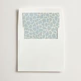 "Giraffe Print" - Slip-In Envelope Liners in Sky by Minted - Liner in envelope