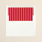 "Warm Greetings" - Slip-In Envelope Liners in Sangria by GeekInk Design - Liner in envelope