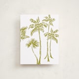 "Light Green Palm Trees" - Slip-In Envelope Liners in Pine by Lucrecia Caporale - Full Liner