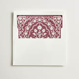 "Written in Romance" - Slip-In Envelope Liners in Burgundy by Zove Ahhh - Liner in envelope