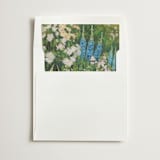 "Spring" - Slip-In Envelope Liners in Cornflower by Wendy Keller - Liner in white envelope