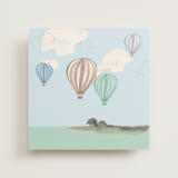 "Brown hot air balloons" - Slip-In Envelope Liners in Sail by Teju Reval - Full Liner