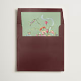 "Florada" - Slip-In Envelope Liners in Mint by Pati Cascino - Liner in envelope