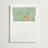 "Florada" - Slip-In Envelope Liners in Mint by Pati Cascino - Liner in white envelope