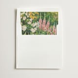 "Spring" - Slip-In Envelope Liners in Rose by Wendy Keller - Liner in white envelope