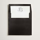 "Wine Not?" - Slip-In Envelope Liners in Noir by Helena Vitto - Liner in envelope