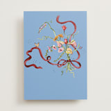 "Blue Florada" - Slip-In Envelope Liners in Sky by Pati Cascino - Full Liner