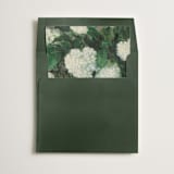 "Hydrangeas" - Slip-In Envelope Liners in Cream by Kate Ahn - Liner in envelope