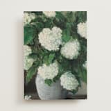 "Hydrangeas" - Slip-In Envelope Liners in Cream by Kate Ahn - Full Liner