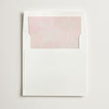 "Pink Palm Trees" - Slip-In Envelope Liners in Peony by Lucrecia Caporale - Liner in white envelope