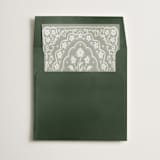 "Written in Romance" - Slip-In Envelope Liners in Antique Sage by Zove Ahhh - Liner in envelope