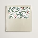 "Christmas wrapping" - Slip-In Envelope Liners in Wreath by Rebecca Durflinger - Liner in envelope