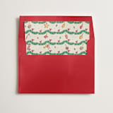 "Oh Christmas Tree" - Slip-In Envelope Liners in Cookie Dough by Sarah Rosenthal - Liner in envelope