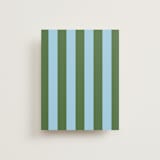"Cabana Stripe" - Slip-In Envelope Liners in Green Blue by Minted - Full Liner