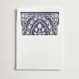 "Navy Written in Romance" - Slip-In Envelope Liners in Deep Moon by Zove Ahhh - Liner in envelope