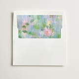 "Blue Ethereal Roses" - Slip-In Envelope Liners in Cloud blue by Sonal Nathwani - Liner in white envelope