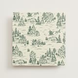 "Green Christmas Toile" - Slip-In Envelope Liners in Forest by Jennifer Lew - Full Liner