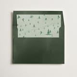 "Ski Time" - Slip-In Envelope Liners in Sage by Jen Ramsey - Liner in envelope