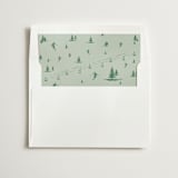 "Ski Time" - Slip-In Envelope Liners in Sage by Jen Ramsey - Liner in white envelope