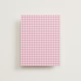 "Gingham" - Slip-In Envelope Liners in Peony by Minted - Full Liner
