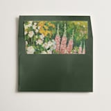"Spring" - Slip-In Envelope Liners in Rose by Wendy Keller - Liner in envelope