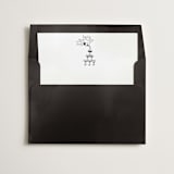 "Love on Tap" - Slip-In Envelope Liners in Noir by Helena Vitto - Liner in envelope