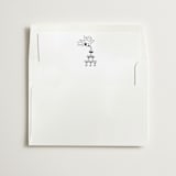 "Love on Tap" - Slip-In Envelope Liners in Noir by Helena Vitto - Liner in white envelope