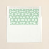 "Our Favorite Moments" - Slip-In Envelope Liners in Mint by Melissa Egan of Pistols - Liner in envelope