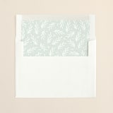 "Most Elegant Wreath" - Slip-In Envelope Liners in Mint by Hooray Creative - Liner in envelope
