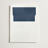 "Navy" - Slip-In Envelope Liners in Navy by Minted - Liner in envelope