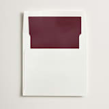 "Burgundy" - Slip-In Envelope Liners in Burgundy by Minted - Liner in envelope