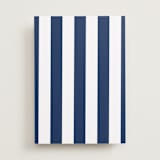 "Navy Cabana Stripe" - Slip-In Envelope Liners in Navy by Minted - Full Liner