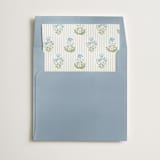 "Patterned florals" - Slip-In Envelope Liners in Powder by Creo Study - Liner in envelope