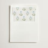 "Patterned florals" - Slip-In Envelope Liners in Powder by Creo Study - Liner in white envelope