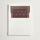 "Bandana" - Slip-In Envelope Liners in Leather by Minted - Liner in envelope