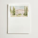 "Giardino" - Slip-In Envelope Liners in Celadon by Pati Cascino - Liner in white envelope
