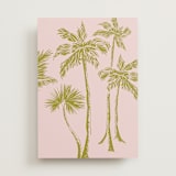 "Green & Pink Palm Trees" - Slip-In Envelope Liners in Seaweed by Lucrecia Caporale - Full Liner