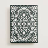 "Dark Green Written in Romance" - Slip-In Envelope Liners in Forest by Zove Ahhh - Full Liner