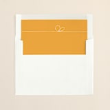 "The Happy Couple" - Slip-In Envelope Liners in Dark Yellow by R studio - Liner in envelope