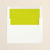 "Infinite" - Slip-In Envelope Liners in Bright Lime by Angela Pignataro - Liner in envelope