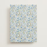 "Light Blue Ditsy Floral" - Slip-In Envelope Liners in Blueberry by Paper Sun Studio - Full Liner