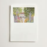 "Wedding Venue" - Slip-In Envelope Liners in Garden by Jacquelyn Sloane Siklos - Liner in white envelope
