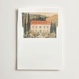 "Vintage Tuscan Wedding" - Slip-In Envelope Liners in Garden by Jacquelyn Sloane Siklos - Liner in white envelope