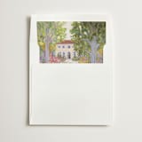 "Wedding Venue" - Slip-In Envelope Liners in Garden by Jacquelyn Sloane Siklos - Liner in white envelope