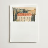 "Vintage Tuscan Wedding" - Slip-In Envelope Liners in Garden by Jacquelyn Sloane Siklos - Liner in white envelope
