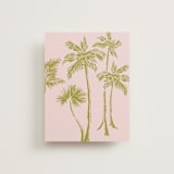 "Green & Pink Palm Trees" - Slip-In Envelope Liners in Seaweed by Lucrecia Caporale - Full Liner