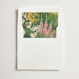 "Spring" - Slip-In Envelope Liners in Rose by Wendy Keller - Liner in white envelope
