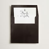 "Couple" - Slip-In Envelope Liners in Paper by Ani Somi - Liner in envelope