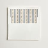 "Blue Hand-drawn Vintage Garden" - Slip-In Envelope Liners in Blue Jay by Creo Study - Liner in white envelope