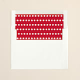 "Calligraphic Joy" - Slip-In Envelope Liners in Cherry by Sydney Newsom - Liner in envelope